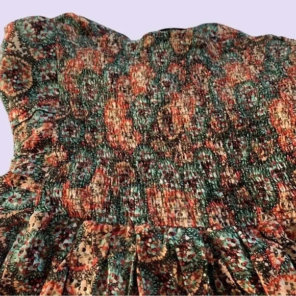 American Rag strapless sundress with elasticized back and flowy  pleated skirt - Picture 4 of 7